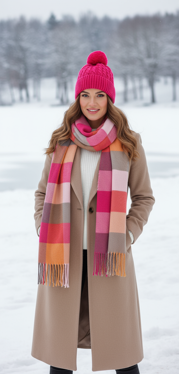 WWL24 Ladies Hat & Scarf Set