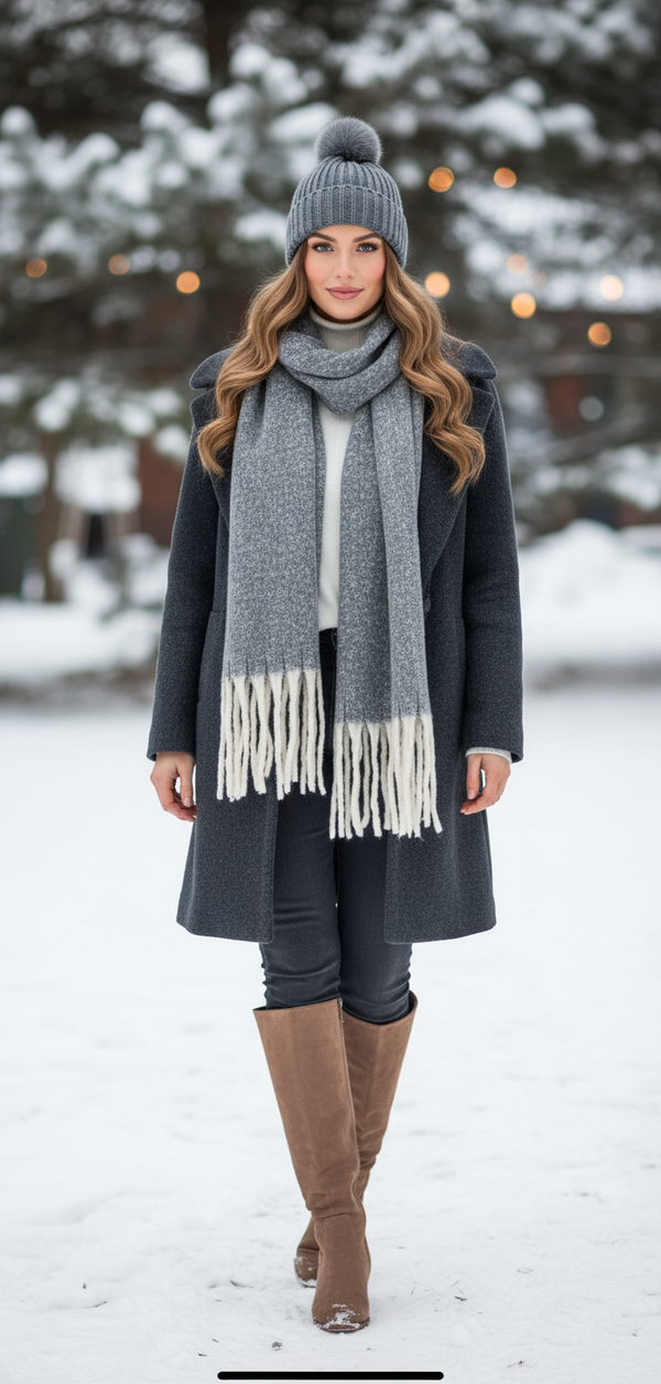 WWL27 Ladies Hat & Scarf Set