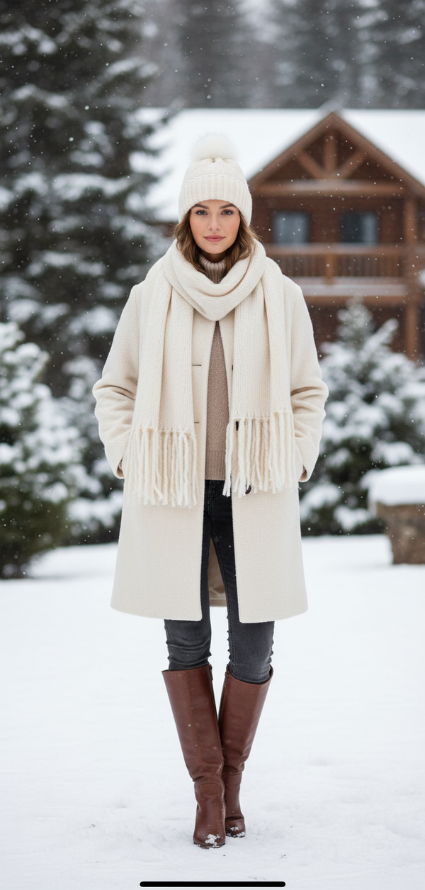 WWL18 Ladies Hat & Scarf Set