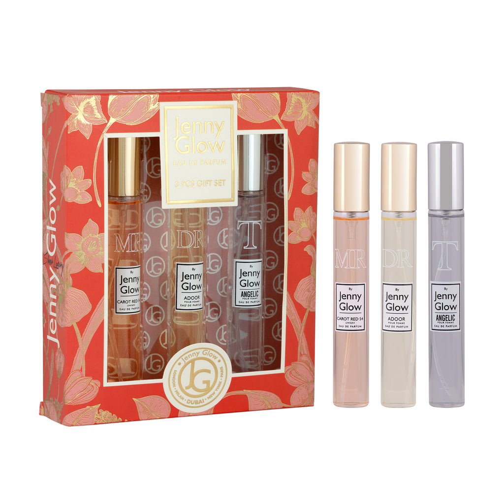Jenny Glow 3pc Gift Set Adoor/Angelic/Carot Red54 Jenny Glow 3pc Gift Set Adoor/Angelic/Carot Red54