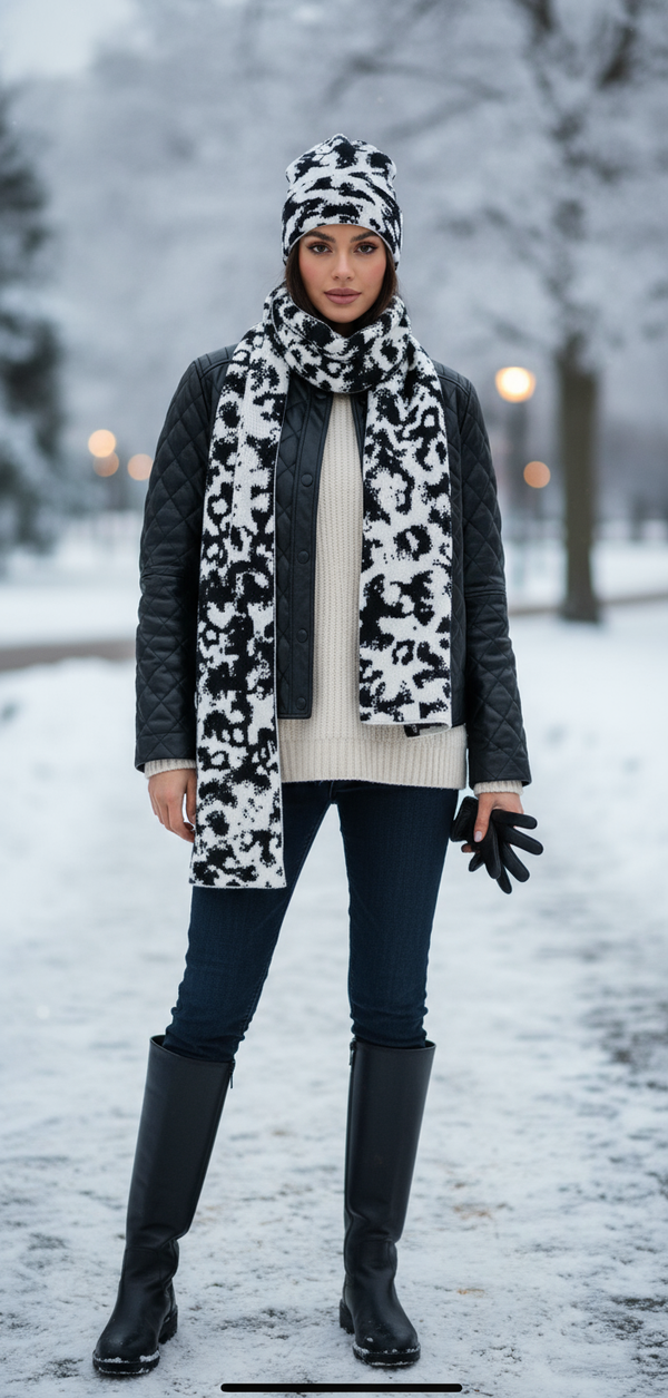 WWL32 Ladies Hat & Scarf Set