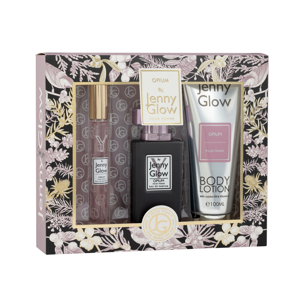 Jenny Glow 3pc Gift Set Opium Jenny Glow 3pc Gift Set Opium
