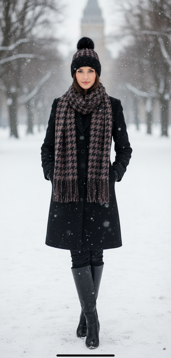 WWL23 Ladies Hat & Scarf Set