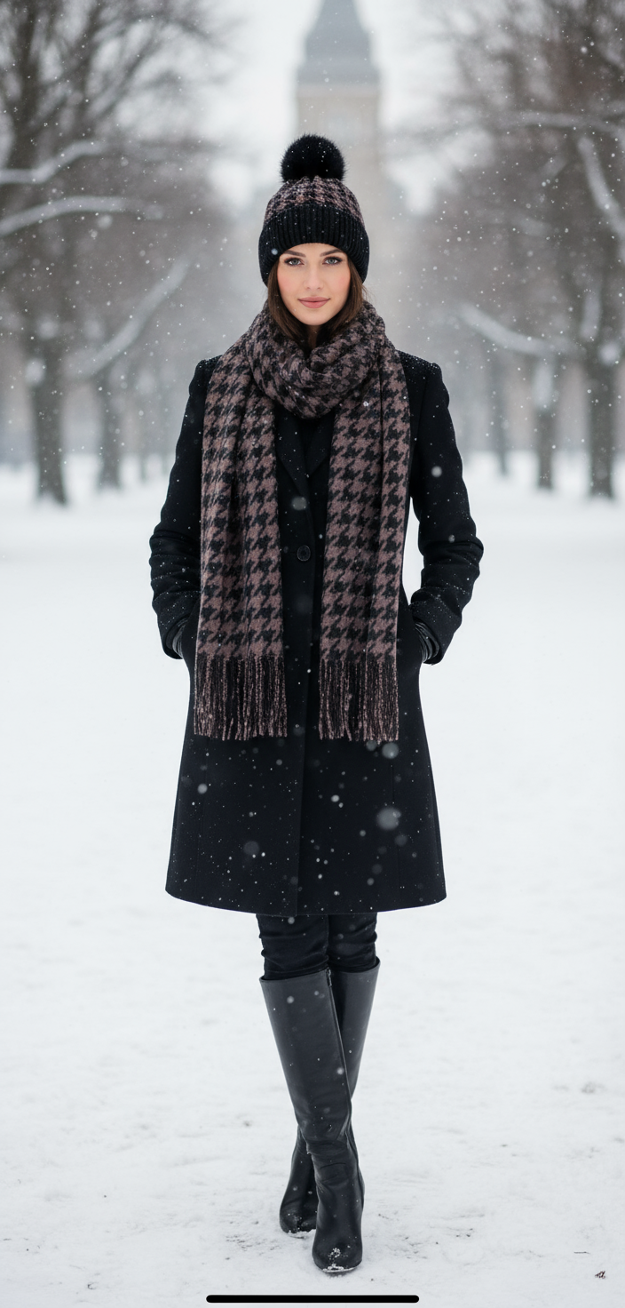 WWL23 Ladies Hat & Scarf Set