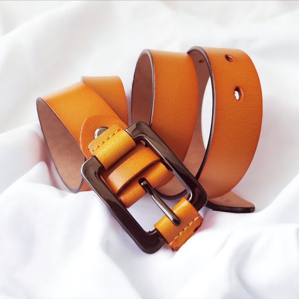 Mens orange outlet belt