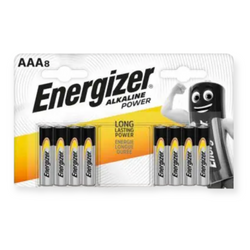 AAA energiser 8 pack alkaline power