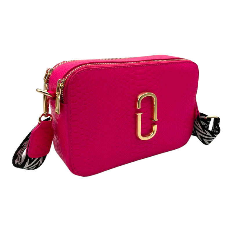Jenny Glow Handbag 117E Hot Pink
