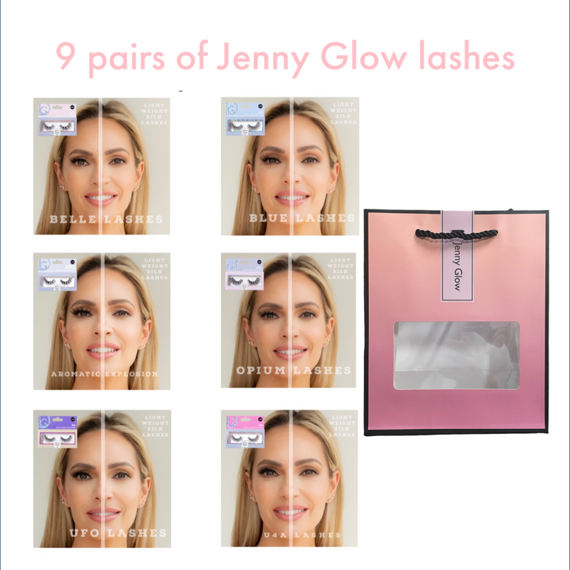 6 pairs of Jenny Glow Lashes